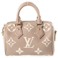Louis Vuitton Monogram Empreinte Speedy Bandouliere 20 Shoulder Bag 2-Way Gold