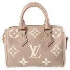 Louis Vuitton Monogram Empreinte Speedy Bandouliere 20 Shoulder Bag 2-Way Gold