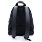 Gucci Jumbo GG Backpack Black Leather Silver — view 2