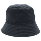 Prada Triangle Logo Tessuto Nylon Bucket Hat M Black — view 4