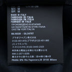 Prada Triangle Logo Tessuto Nylon Bucket Hat M Black — view 8