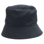 Prada Triangle Logo Tessuto Nylon Bucket Hat M Black — view 3
