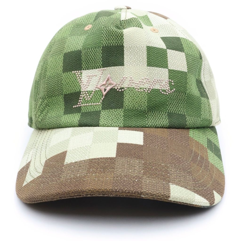 Louis Vuitton Damoflage Cap Cotton Green Hat — view 4