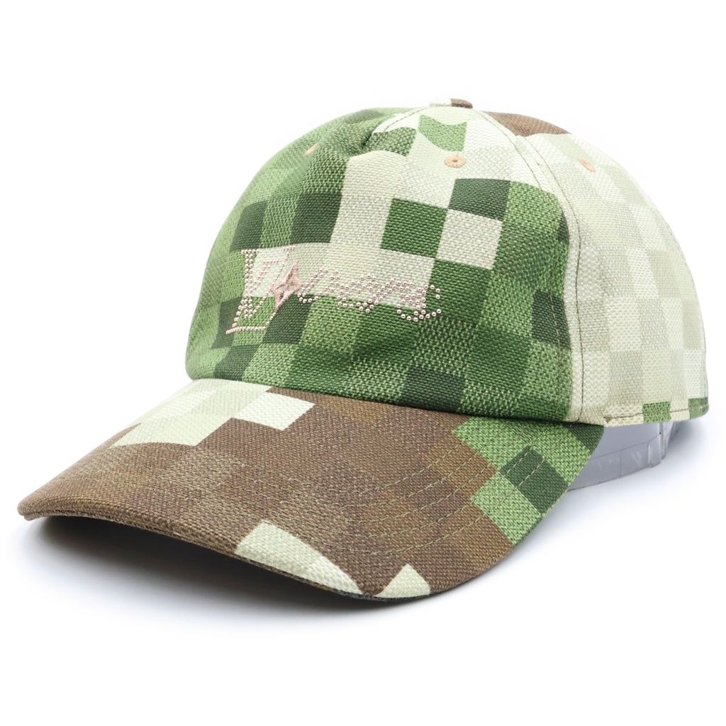 Louis Vuitton Damoflage Cap Cotton Green Hat