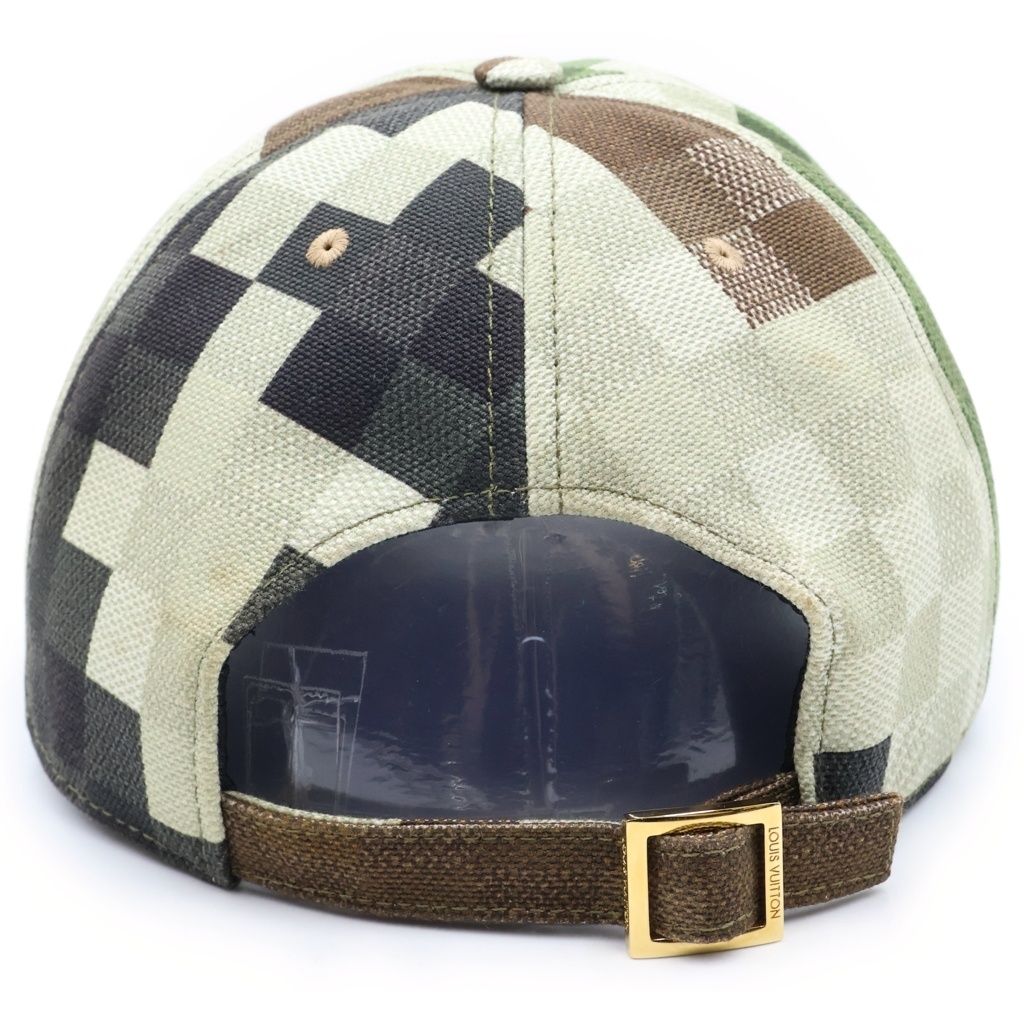 Louis Vuitton Damoflage Cap Cotton Green Hat — view 2