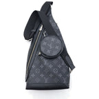 Louis Vuitton Monogram Eclipse Duo Sling Bag Black — view 2