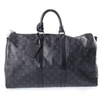 Louis Vuitton 45 Hand Boston Bag Leather Black