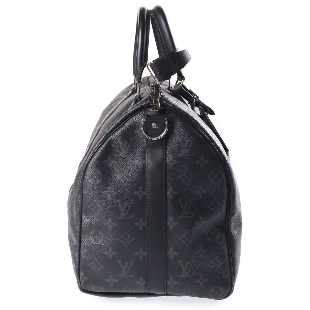 Louis Vuitton 45 Hand Boston Bag Leather Black — view 3