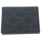 Celine Triomphe Card Case Brown Leather — view 2