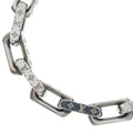Louis Vuitton Monogram Collier Chain Necklace Silver
