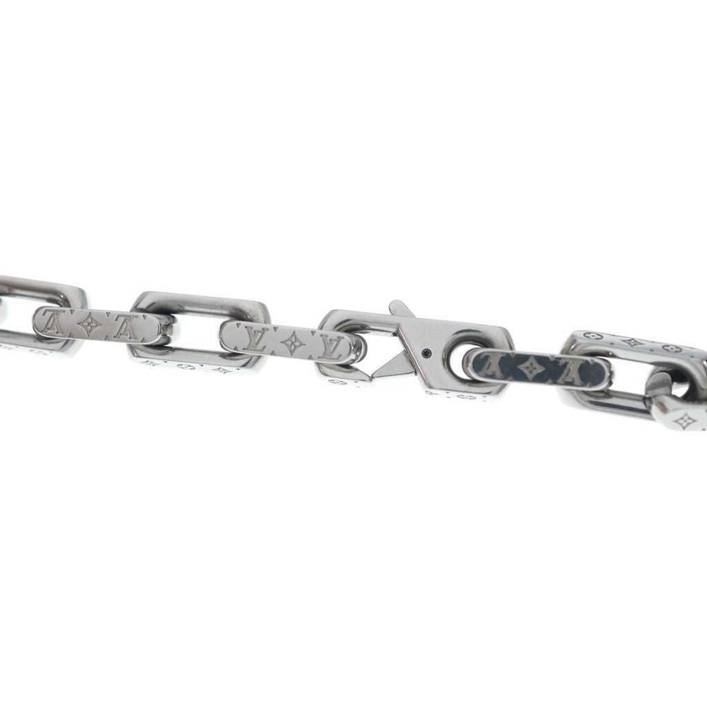Louis Vuitton Monogram Collier Chain Necklace Silver — view 4