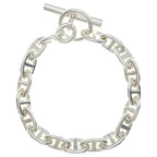 Hermes Chaine D'ancre MM 18 Links Chain Bracelet Silver — view 2