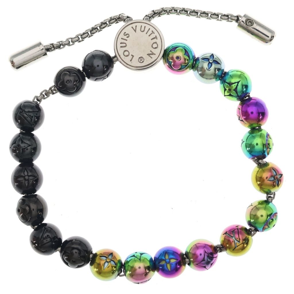 Louis Vuitton Brass les Pearl Monogram Bracelet Multi
