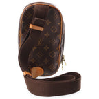 Louis Vuitton Pochette Gange Monogram Leather Shoulder Bag Brown — view 2
