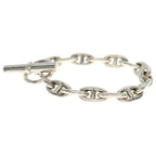 Hermes Martin Margiela Era Chaine D'ancre MM 15 Links Bracelet Chain Silver — view 4