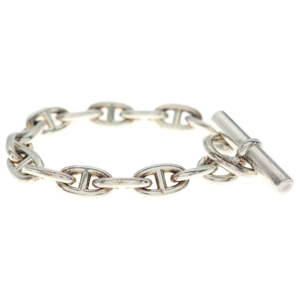 Hermes Martin Margiela Era Chaine D'ancre MM 15 Links Bracelet Chain Silver — view 3