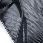 Louis Vuitton Epi Lussac Leather Shoulder Bag Tote Noir Black — view 6