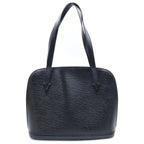 Louis Vuitton Epi Lussac Leather Shoulder Bag Tote Noir Black — view 2