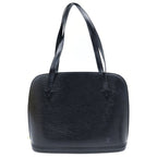 Louis Vuitton Epi Lussac Leather Shoulder Bag Tote Noir Black
