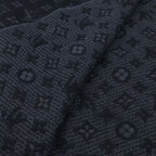 Louis Vuitton Echarpe Monogram Classic Wool Scarf Shawl Black — view 4