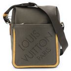 Louis Vuitton Damier Geant Citadin NM Canvas Leather Shoulder Bag Tail Brown