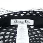 Dior Mesh Beret Hat Black — view 7