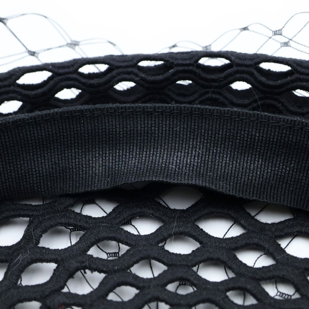 Dior Mesh Beret Hat Black — view 6