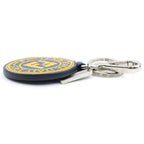 Fendi Stamp Blue Marine Key Chain Strap Yellow Key Holder — view 4
