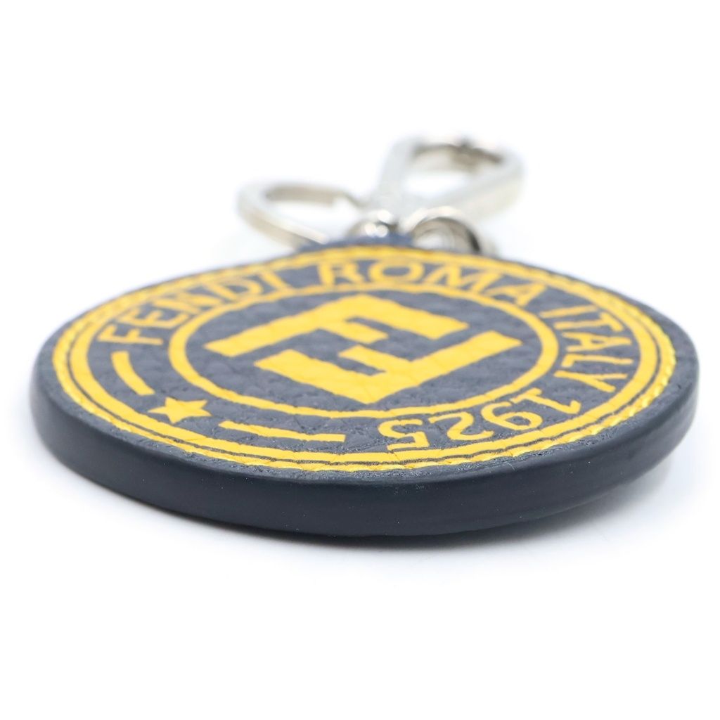 Fendi Stamp Blue Marine Key Chain Strap Yellow Key Holder — view 5