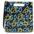 Gucci Ghost Print Star 2-Way Shoulder Handbag Leather Black