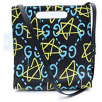 Gucci Ghost Print Star 2-Way Shoulder Handbag Leather Black — view 2