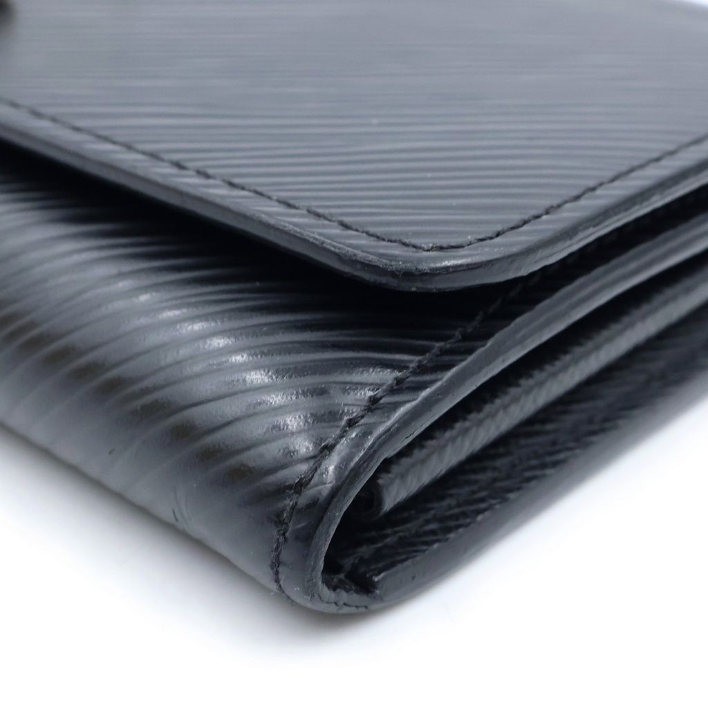 Louis Vuitton Portefeuille Twist Wallet Bifold Epi Leather Black — view 5