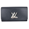 Louis Vuitton Portefeuille Twist Wallet Bifold Epi Leather Black