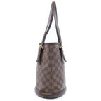 Louis Vuitton Damier Marais Handbag Brown Leather — view 3
