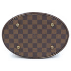 Louis Vuitton Damier Marais Handbag Brown Leather — view 4
