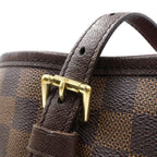 Louis Vuitton Damier Marais Handbag Brown Leather — view 7