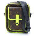 Louis Vuitton Christopher Wearable Wallet Shoulder Bag Brown Yellow Black
