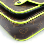 Louis Vuitton Christopher Wearable Wallet Shoulder Bag Brown Yellow Black — view 5