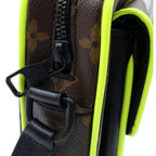 Louis Vuitton Christopher Wearable Wallet Shoulder Bag Brown Yellow Black — view 7