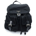 Prada Tessuto Backpack Nylon Silver