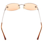 Chanel CC Logo Rimless Sunglasses Eyewear Model Orange — view 2