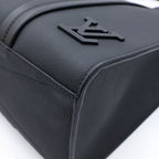 Louis Vuitton LV Aerogram Take Off Tote Calfskin Shoulder Bag Noir Black — view 5