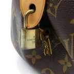 Louis Vuitton Monogram Montorgueil PM Leather Shoulder Bag Brown — view 8