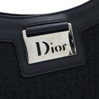 Dior Street Chic Trotter Leather Canvas Tote Black — view 6