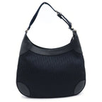 Dior Street Chic Trotter Leather Canvas Tote Black — view 2