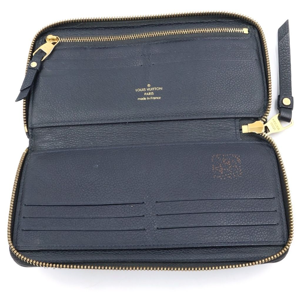 Louis Vuitton Monogram Empreinte Portefeuille Secret Long Leather Zip Around — view 4