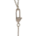 Gucci Square Logo Plate Pendant Chain Silver Necklace — view 5