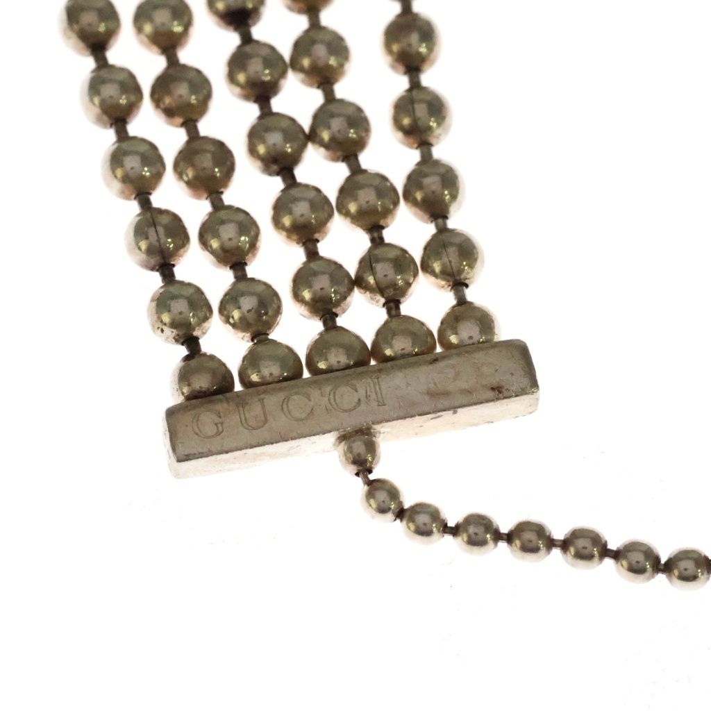 Gucci Ball Chain Bracelet Silver — view 5