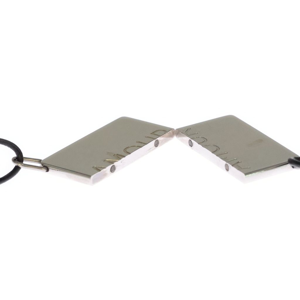 Hermes Amour Pendant Pair Necklace Choker Silver — view 6