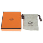 Hermes Mini Pop H Earrings White Silver — view 6